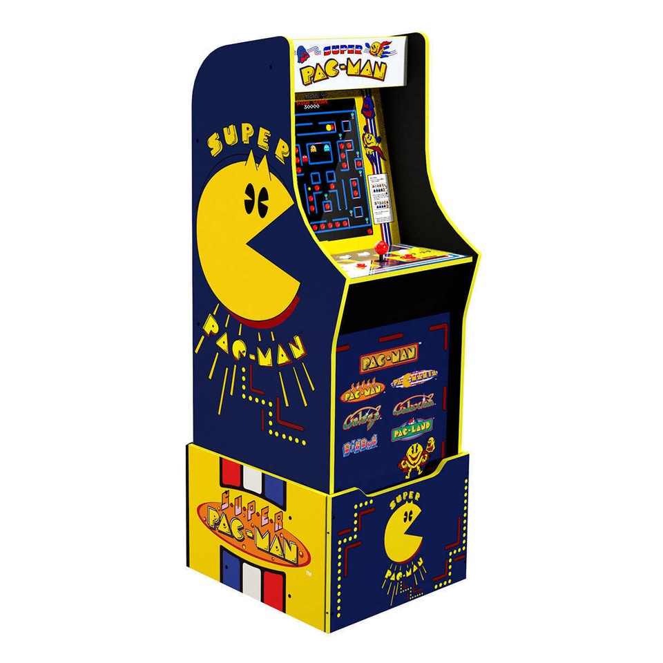 Pac Man Riser Only ARCADE1UP Super Pac-Man Galaga Dig Dug Light up Marquee 7 Games in 1 ...