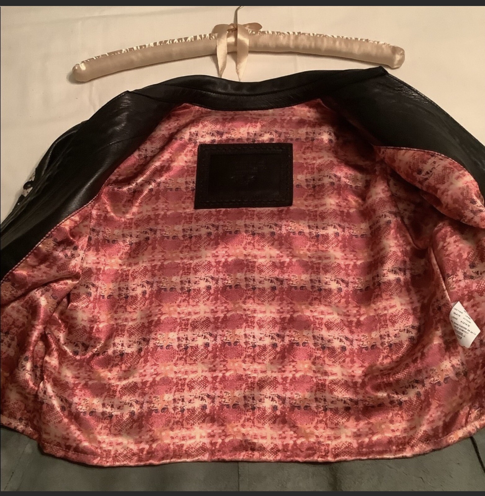 Lamb Skin Jacket with Real Python  Skin Inlays Si… - image 9