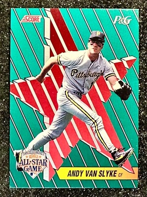 1992 Procter & Gamble Andy Van Slyke #17 Pittsburgh Pirates (5x GG/2x SS/3x AS)