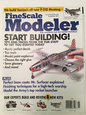 Fine Scale Modeler Magazine + Finishing Techniques Supplement - November 2011