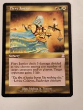 Fiery Justice - Time Spiral Magic the Gathering MTG Nice!