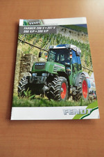 Prospekt Fendt Farmer 206V 207V 208V/P 209V/P Schmalspur Traktor Schlepper 2000