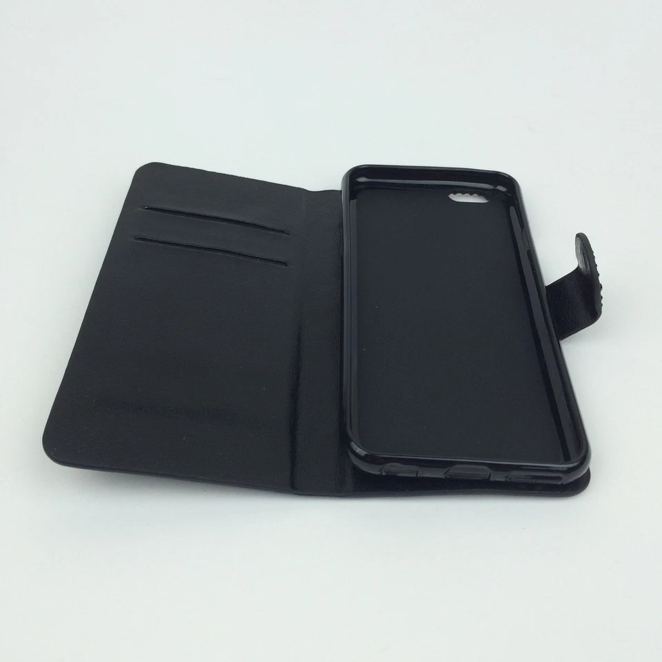 Diamante Jewel Bling Glitter Sparkly Leather Flip Wallet Case Cover For Phones - Image 2 of 4