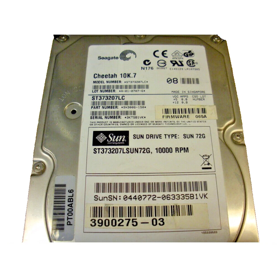 Sun 540-5563 Server Hard Disk Drive 73GB 10K SCSI - Image 3 of 3