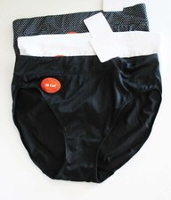 3 Warner's No Pinching No Problems Hi Cut Brief Multi 5138J Sz 8/XL - NWT