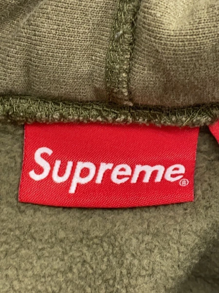 Felpa Supreme con cappuccio S cotone kaki usata