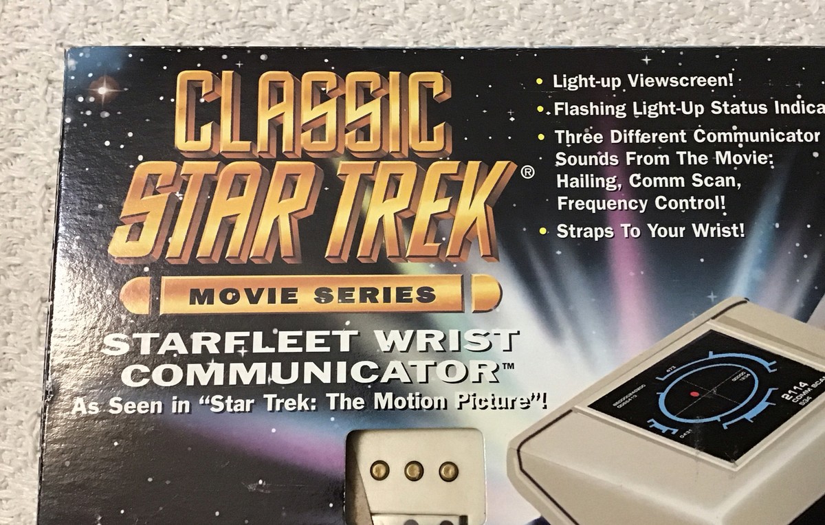 Classic Star Trek 1996 STARFLEET WRIST COMMUNICATOR Movie Series
