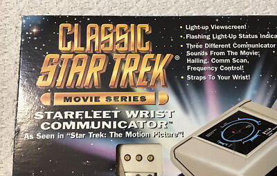 Classic Star Trek 1996 STARFLEET WRIST COMMUNICATOR Movie Series