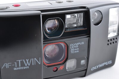 Olympus AF-1 TWIN Quartz Date Point & Shoot 35mm From JAPAN [Near