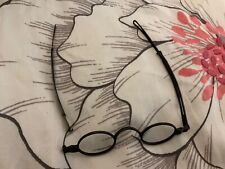 Antique Steel Frame Spectacles/Glasses W Arms That Extend  .No Glass In Rims 