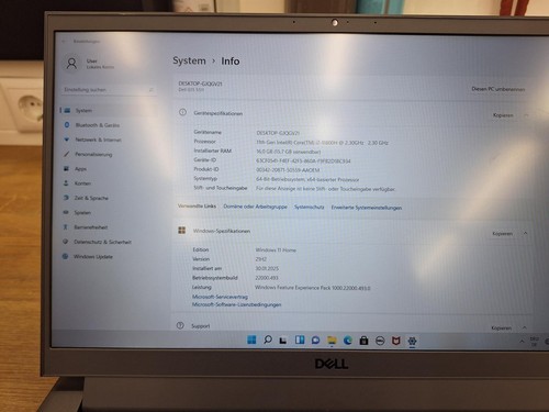 Dell G15 5511 Gaming Notebook Core I7 Nvidia RTX 512GB 16GB RAM 15.6"TFT - Bild 17 von 22