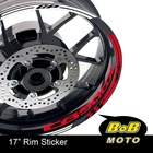 17" Rim Green Wheel Decals Stickers For Honda CB500X 2015-2018 16 17 18