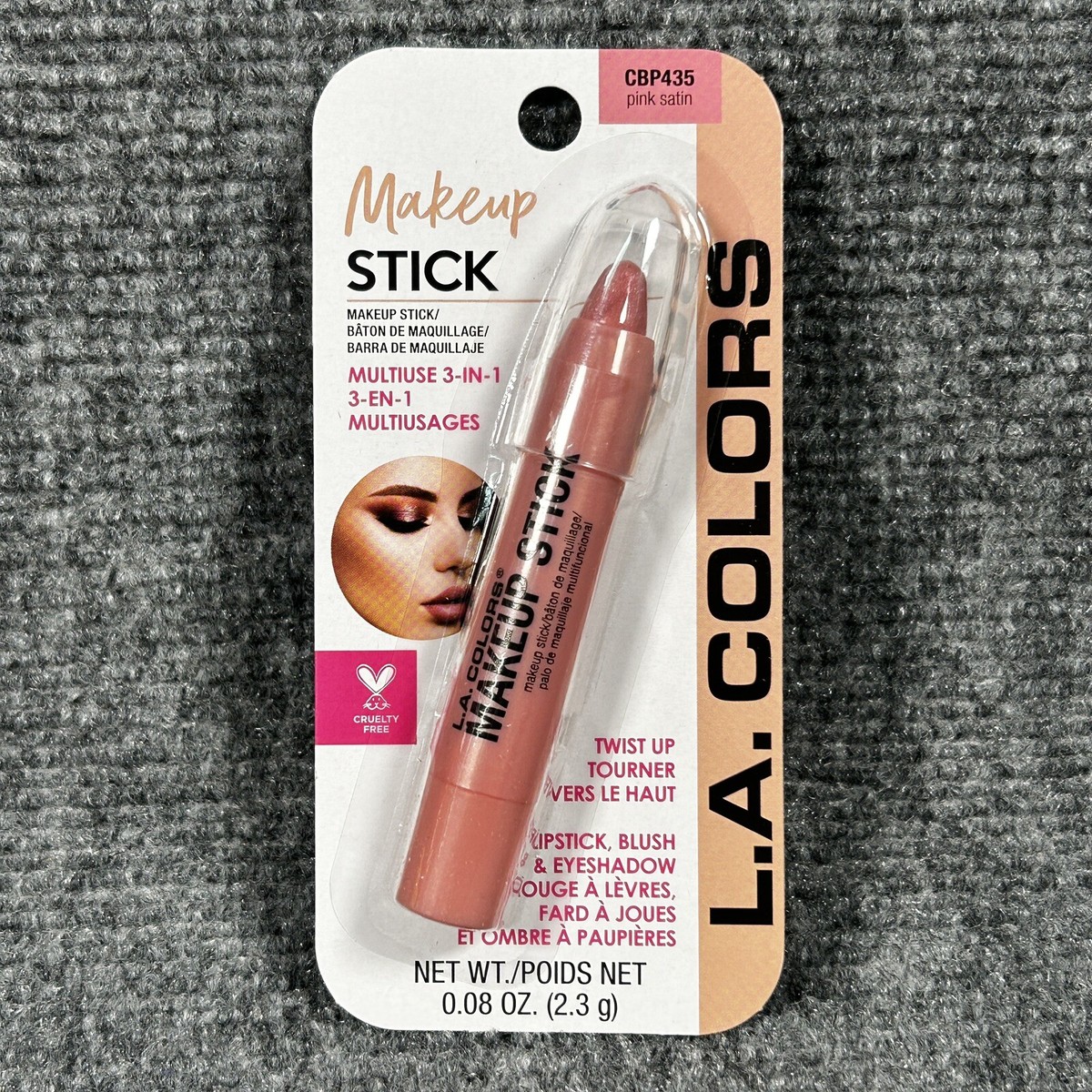 L.A. Colors Multiuse Lipstick Blush & Eyeshadow Makeup Stick