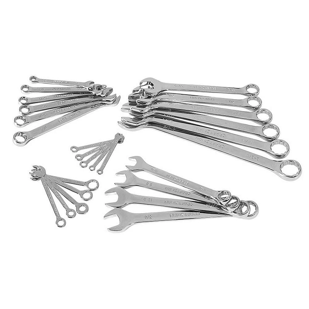 Craftsman 12 Point SAE Jumbo Combination Wrench Set Pc Ace, 51 OFF