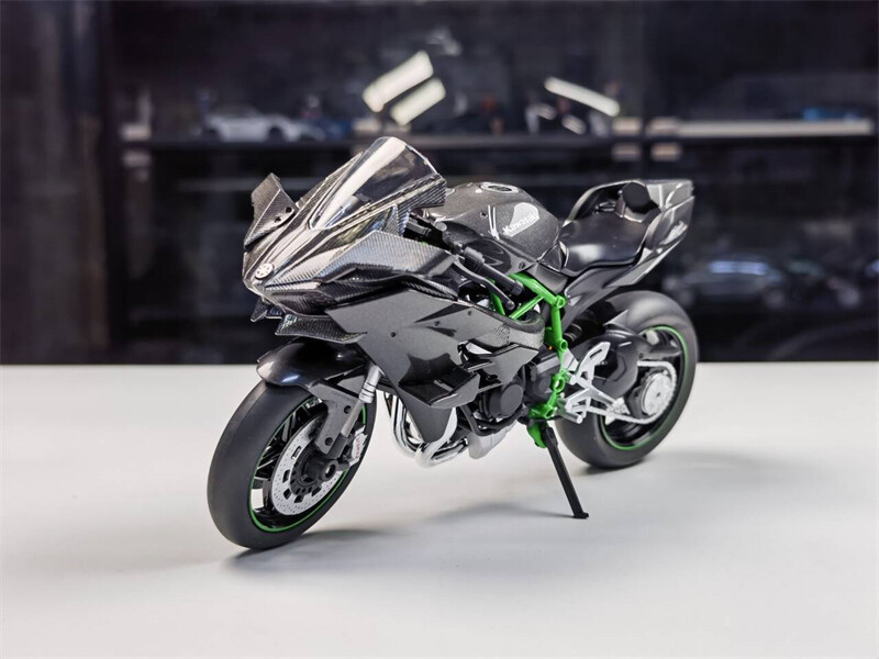 1/12 Scale AOSHIMA Kawasaki Ninja H2 H2R Diecast Model Motorcycle