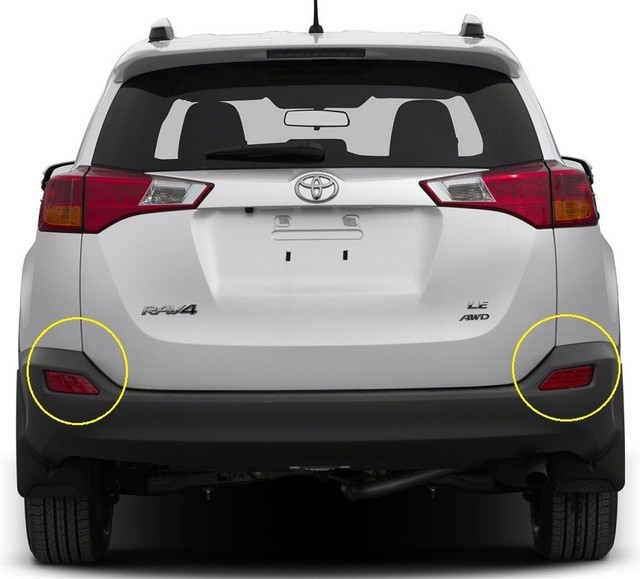 Rear Bumper Reflector Replacement Lamp Light L+R Pair For 13 14 15