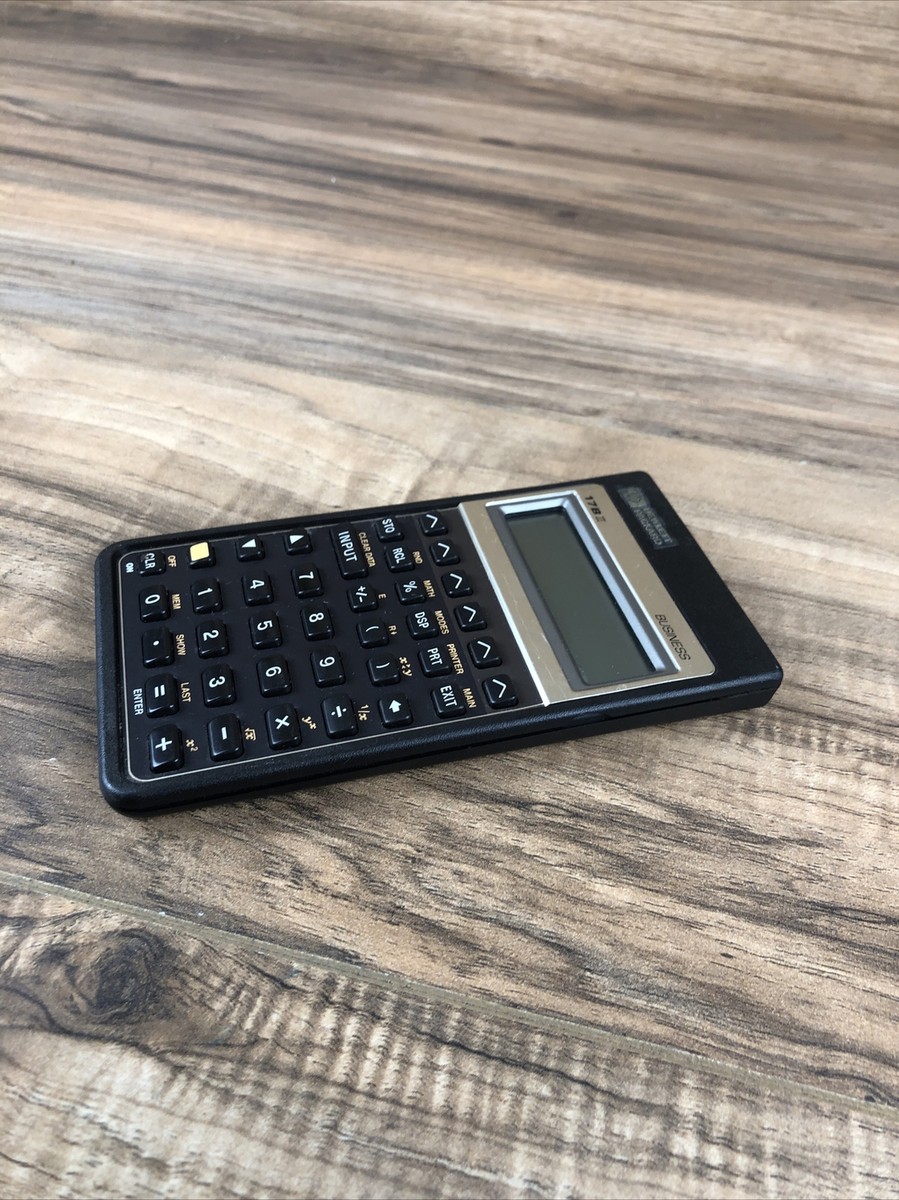 HP 17BII Hewlett Packard 17B II Business Calculator ⚠️Needs