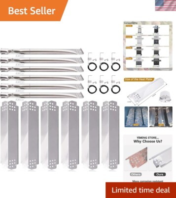 Durable Nexgrill Parts Set: Burner Tubes, Heat Plates & Igniters - 6 Burner