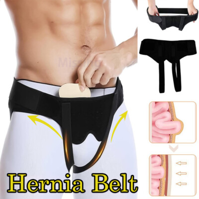 Herniengürtel für Leistenhernie Zahnspange Unterstützung Truss Belt Unterwä DE