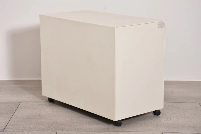 Vitra  Rollcontainer, gelb/lichtgrau,4 Schubladen, gebraucht - Bild 3 von 4