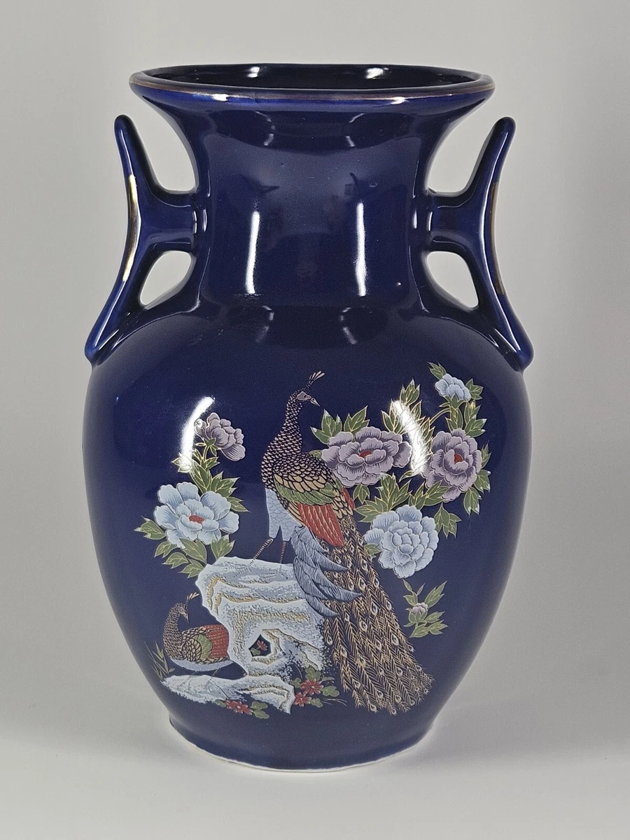 孔雀花瓶中国古董花瓶| eBay