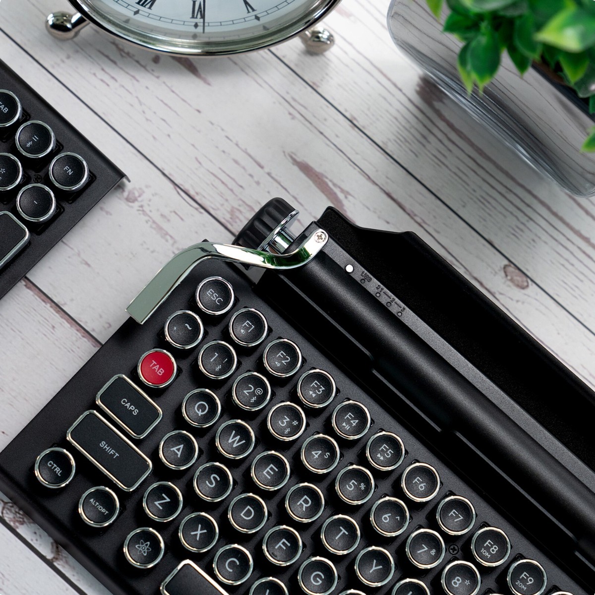 QWERKYWRITER Retro Typewriter Mechanical Keyboard by QWERKYTOYS