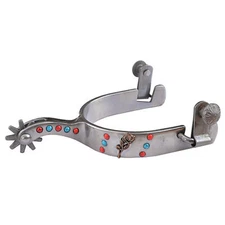 Reinsman Ladies/Youth Rose Spurs Silver
