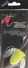 5 Matzuo Fluorescent Chartreuse Spin/Glow Bluefish Rigs with #120 Leader MR2043