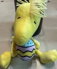 Fetch For Pets Woodstock Plush Squeaky Dog Toy Peanuts Yellow Bird 11 Inch 