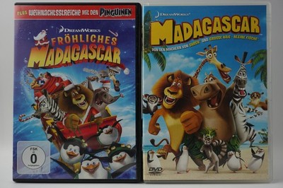 DreamWorks Madagascar + Fröhliches Madagascar [DVD] 2 Filme | Zustand gut