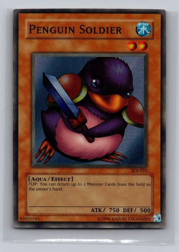 Penguin Soldier SDJ-022 YuGiOh Starter Deck: Joey card
