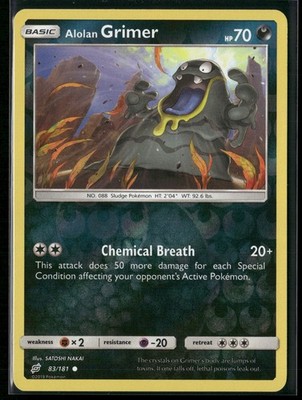 Alolan Grimer Reverse Holo Common SM - Team Up 83/181 NM