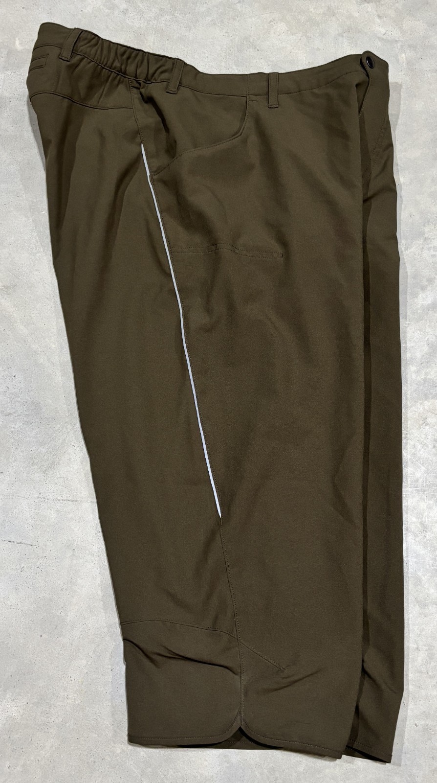 Gore Bike Wear Softshell Polyester Thigh Length Trail Shorts Womens XL Green