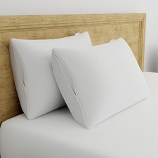 AllerEase Ultimate Cotton Pillow Protector Advanced Allergy Protection Temper...