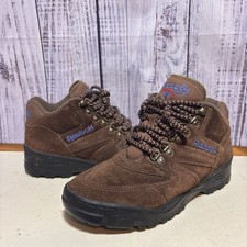 Vintage Reebok 90 s Brown Suede Hiking Boots Women Size 8 RA506 PCK Gorpcore