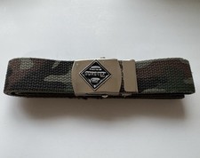 Vintage Gore Tex Enamel Logo Buckle Camouflage Slide Belt Made In USA Unused