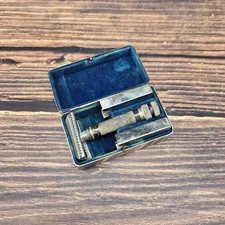 Merkur Razor Germany Soligen Travel Case Blade Storage VIntage