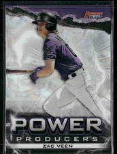Zac Veen 2020 Bowman's Best #PP-ZV Power Producers Colorado Rockies