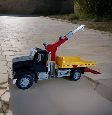 Driven by Battat Large Toy Truck with Crane Arm Tow Truck - With Lights & Sounds