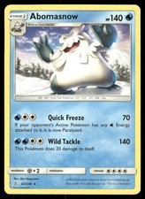 Abomasnow 42/236 Rare Unified Minds Pokemon Heavily Played