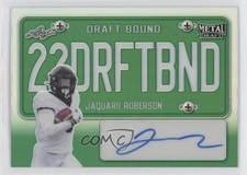 2022 Leaf Metal Draft Bound Green Prismatic /10 Jaquarii Roberson Auto 0u66