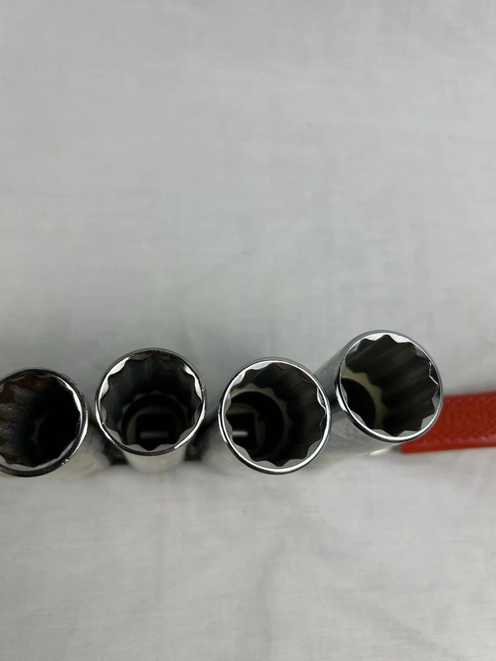 Vintage Craftsman 9pc 1/2" Drive Deep 12 Pt Socket Set 9/16”-1” 10 47531 47529 - Image 4 of 4