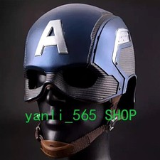 1/1 Wearable Captain America Helmet US Ship Marvel Halloween Cosplay Mask Prop