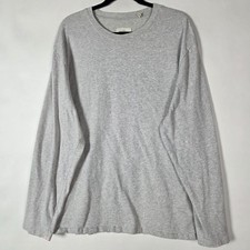 Fear Of God Essentials FOG 100 Cotton Mens Medium Long Sleeve Gray T Shirt