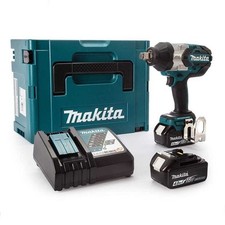 Boulonneuse à chocs 18V LXT 1050Nm 3/4″ (2×4,0 Ah)en coffret MAKPAC – MAKITA DTW