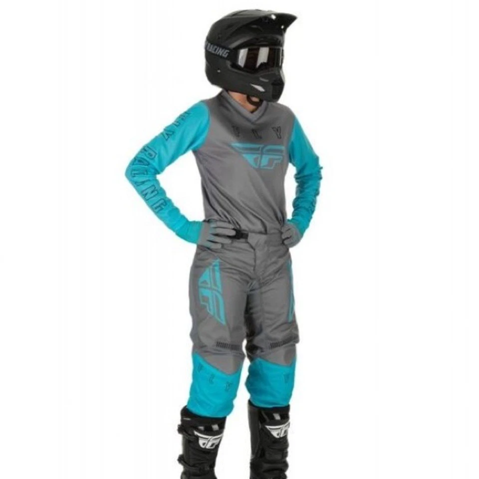 Nuevo con etiquetas Conjunto completo de equipo de moto Fly Racing para mujer camiseta y pantalones nuevo F16 Foto 2 de 4
