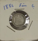 1882 US Seated Liberty Dime 10c G (Scratch)