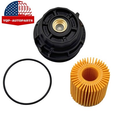 Oil Filter &Housing Cap For Toyota Camry Highlander RAV4 Venza Scion 15620-36020