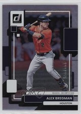 2022 Panini Donruss Season Stat Line 190/355 Alex Bregman #110 16az