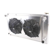 3 Rows Core Performance High Flow Full Aluminum Racing Cooling Radiator Shrou...